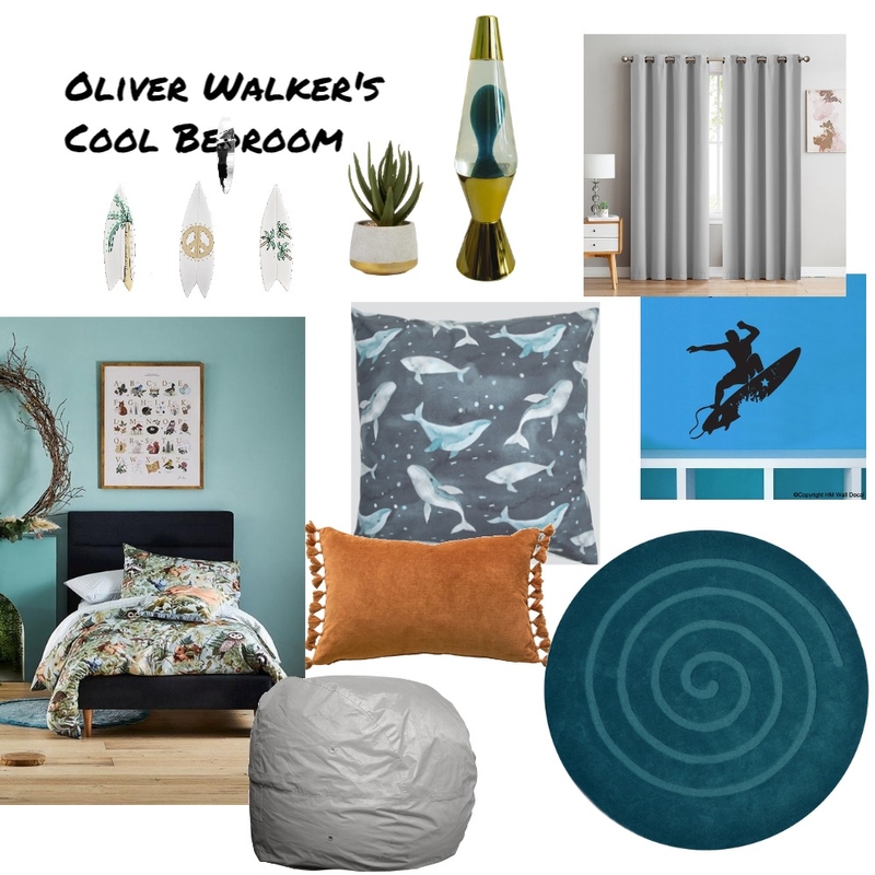 Oliver Walker Bedroom Mood Board by Jo Sievwright on Style Sourcebook