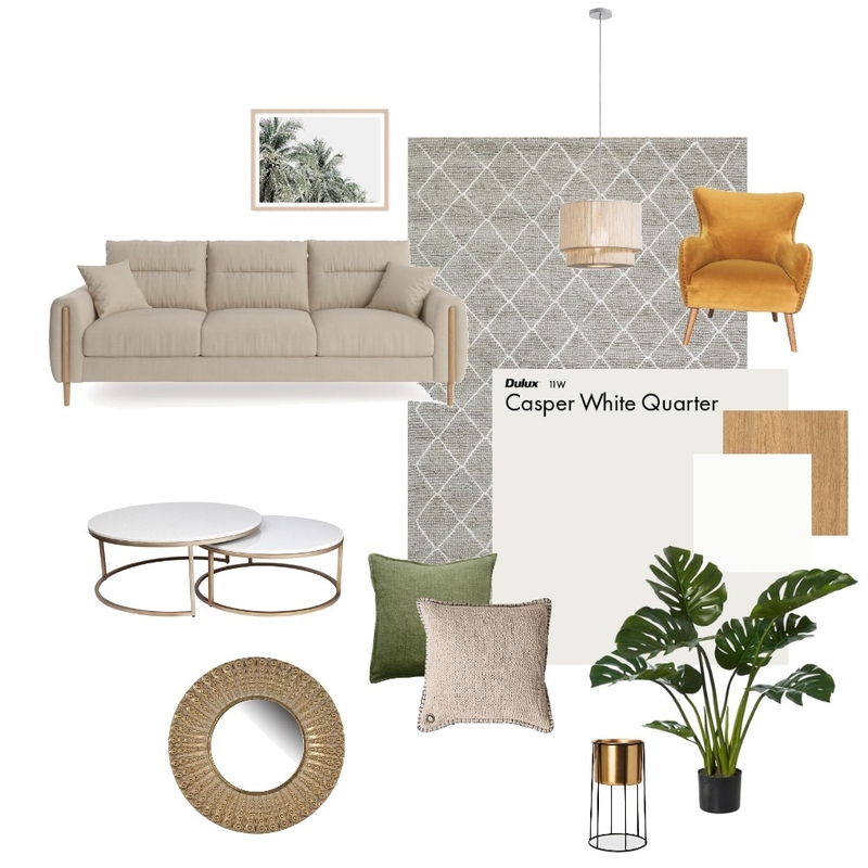 Modern Living Room Mood Board by UTSAVI on Style Sourcebook