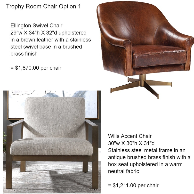 costello trophy chairs option 1 Mood Board by Intelligent Designs on Style Sourcebook