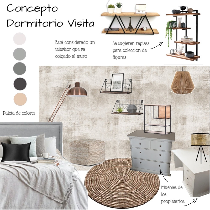 concepto dormitorio visita Mood Board by caropieper on Style Sourcebook