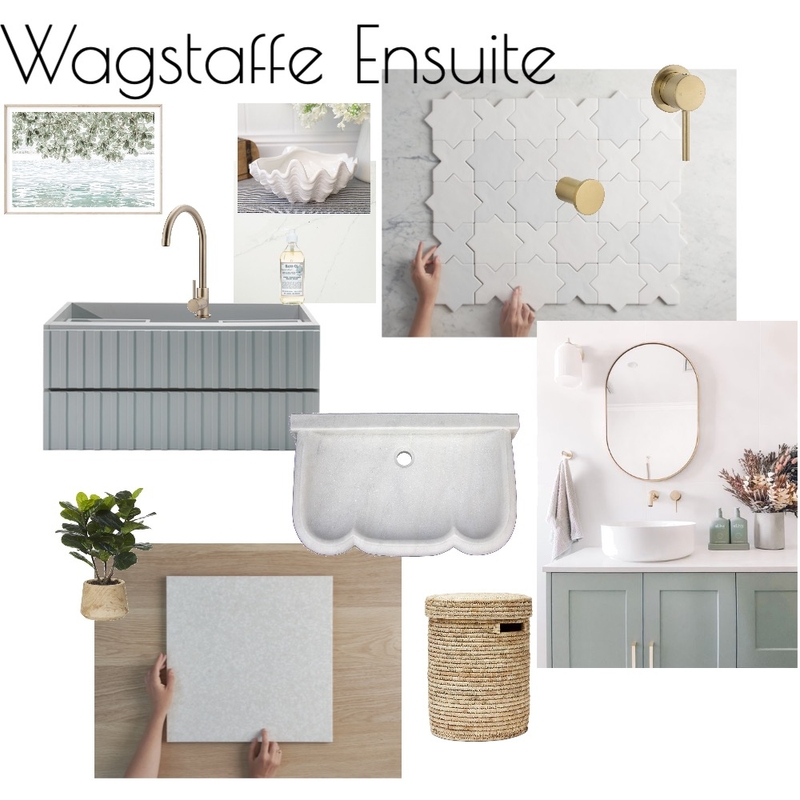 Coastal Ensuite Mood Board by Porch and Butler on Style Sourcebook