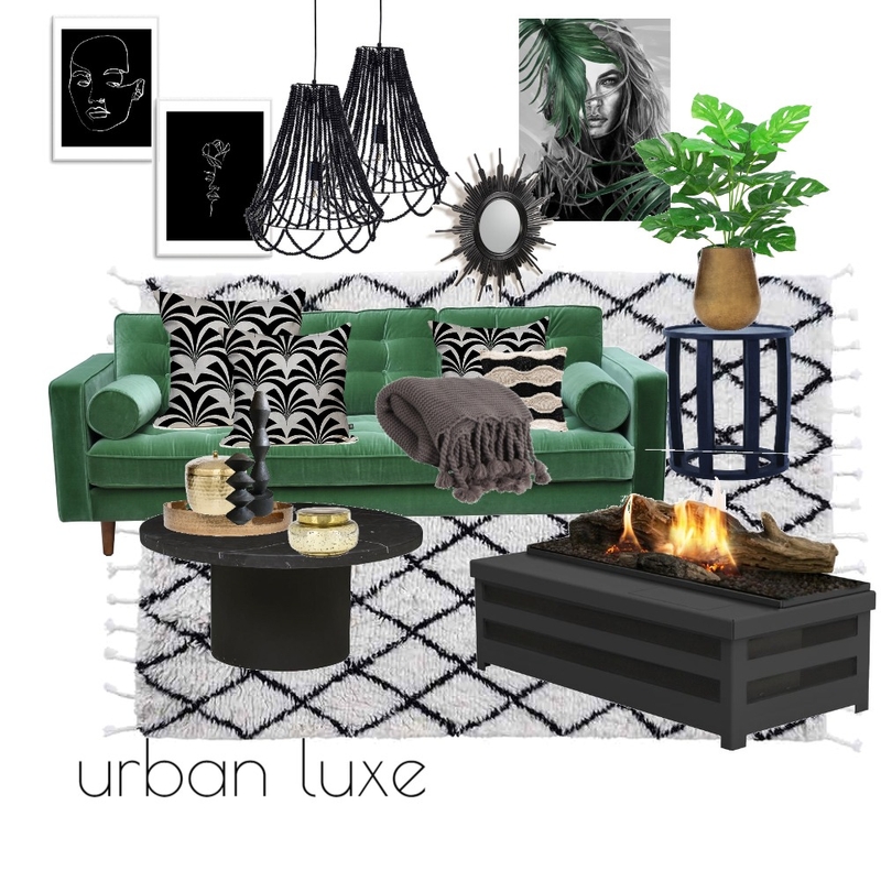 URBAN LUXE Mood Board by WHAT MRS WHITE DID on Style Sourcebook
