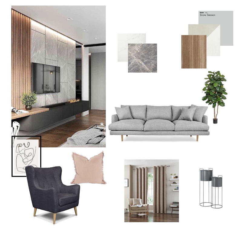 living room/grey Mood Board by AMIRA DALLI on Style Sourcebook