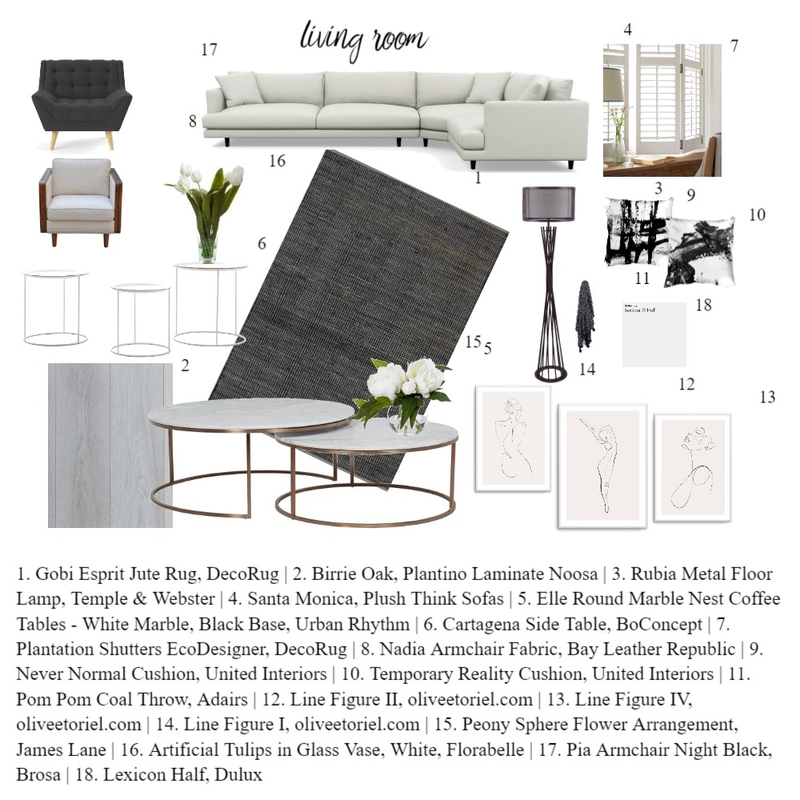 Module Nine Mood Board by 33 Pears on Style Sourcebook