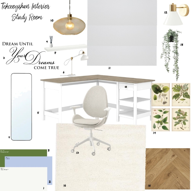 Study Room Mood Board by tekceogzhan on Style Sourcebook