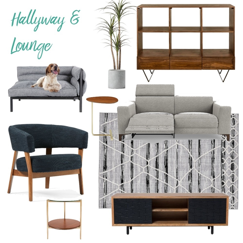 Hallway and lounge Mood Board by The Ginger Stylist on Style Sourcebook