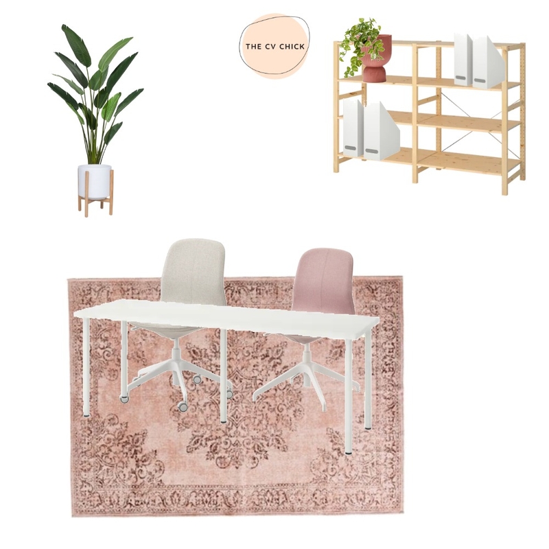 Pink office Mood Board by AmberinAmberton on Style Sourcebook