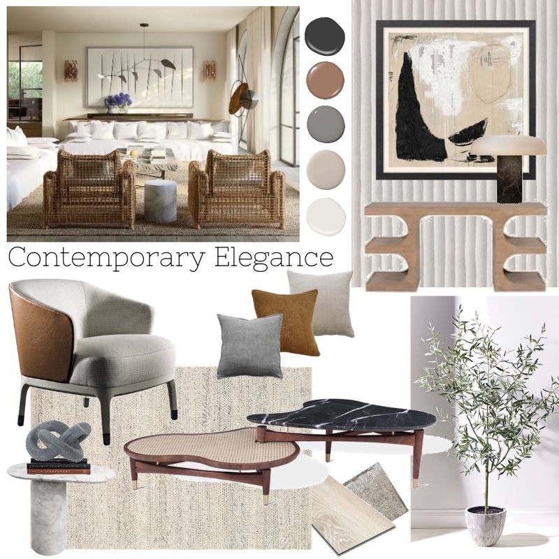 Contemporary Elegance Mood Board by Melina Sternberg on Style Sourcebook