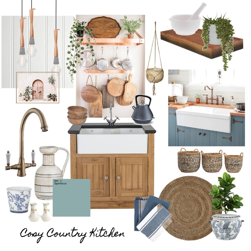 Country Kitchen-Module 3 Mood Board by JasmineDesign on Style Sourcebook