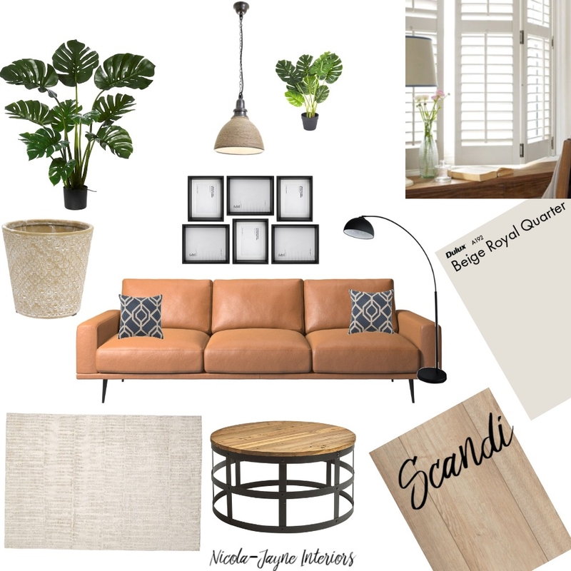Scandi Living room with industrial tones. Mood Board by nicola harvey on Style Sourcebook