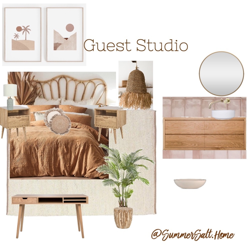 Guest Bedroom Mood Board by SummerSalt Home on Style Sourcebook