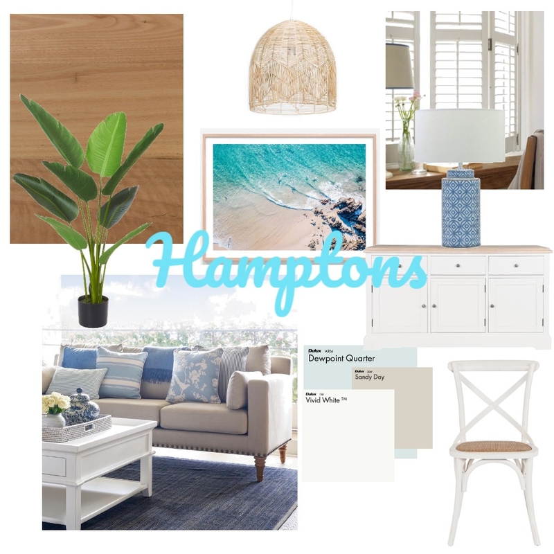 Hamptons Mood Board by katherinebuccini on Style Sourcebook
