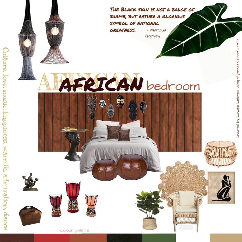 African Mood Board by layanainteriors on Style Sourcebook