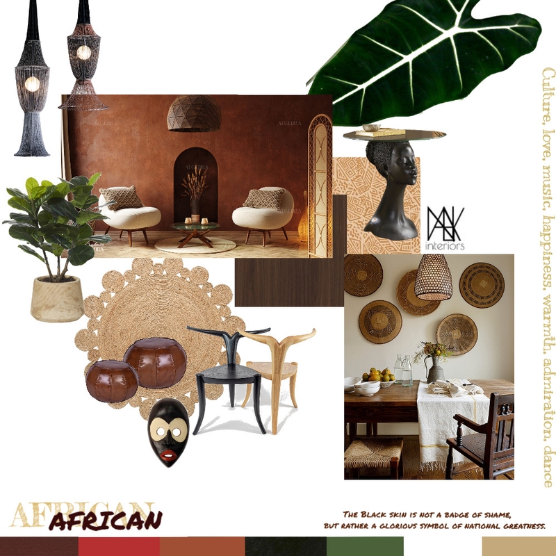 African Mood Board by layanainteriors on Style Sourcebook