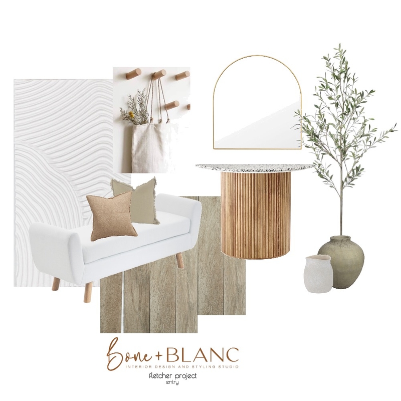 fletcher - entry Mood Board by bone + blanc interior design studio on Style Sourcebook