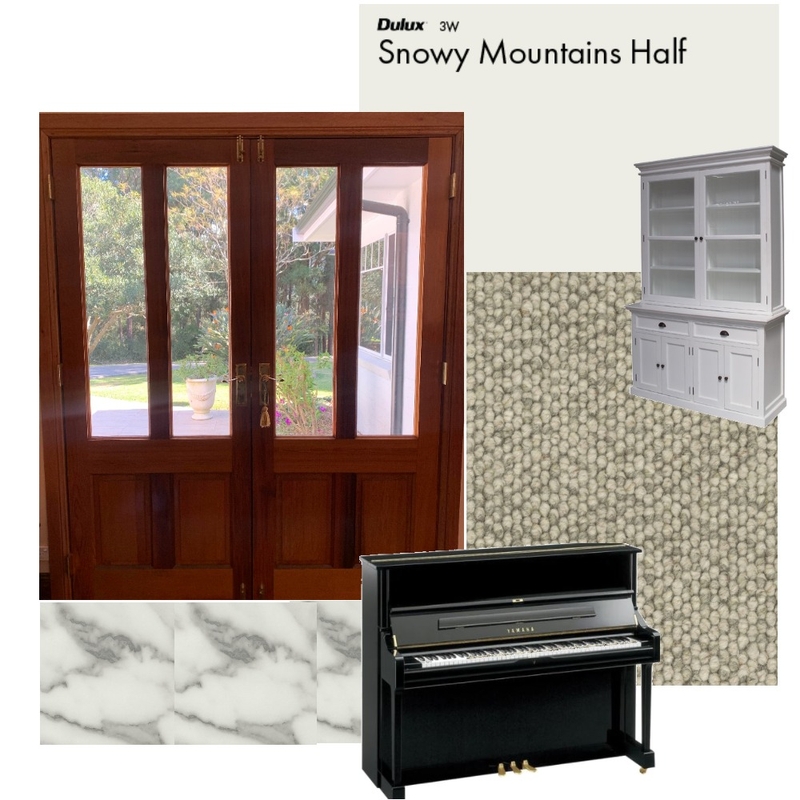 Piano Room Cedar French doors Mood Board by Mamma Roux Designs on Style Sourcebook