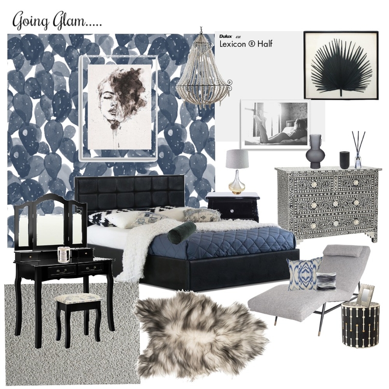 Glam Ms Z Bedroom Mood Board by Bridget Davies on Style Sourcebook