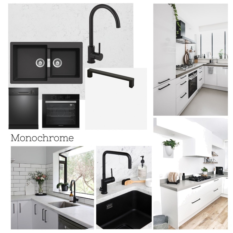 Monochrome Mood Board by Samantha McClymont on Style Sourcebook