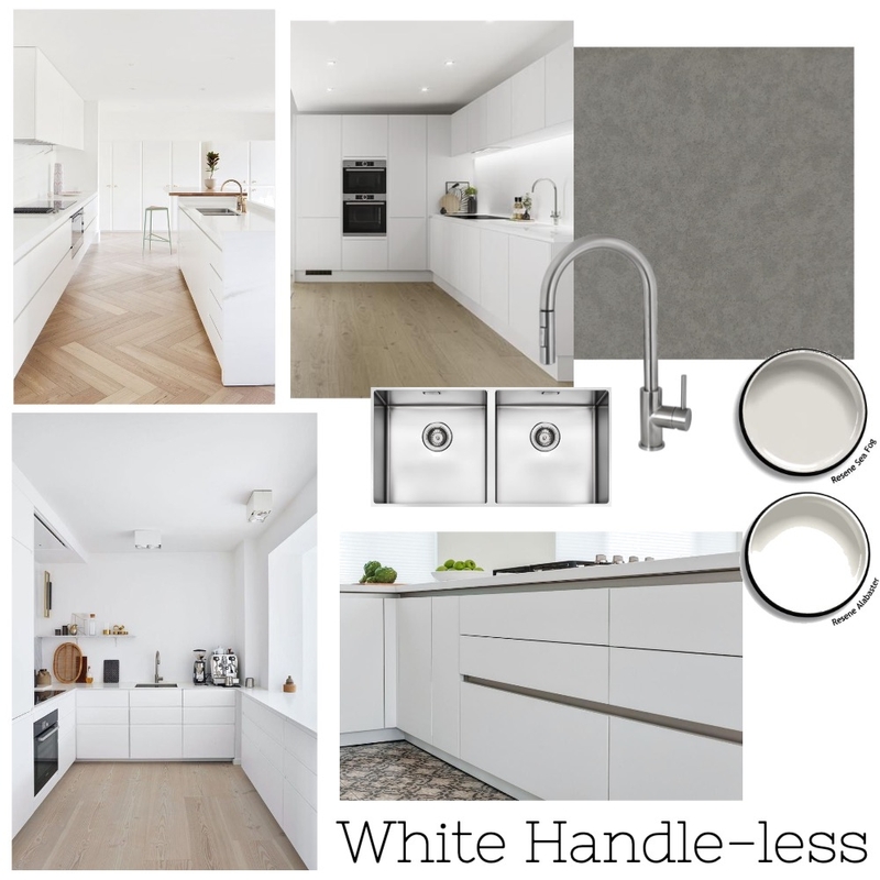 White Handle-less Mood Board by Samantha McClymont on Style Sourcebook