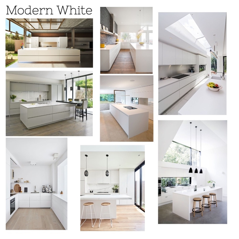 Modern White Mood Board by Samantha McClymont on Style Sourcebook