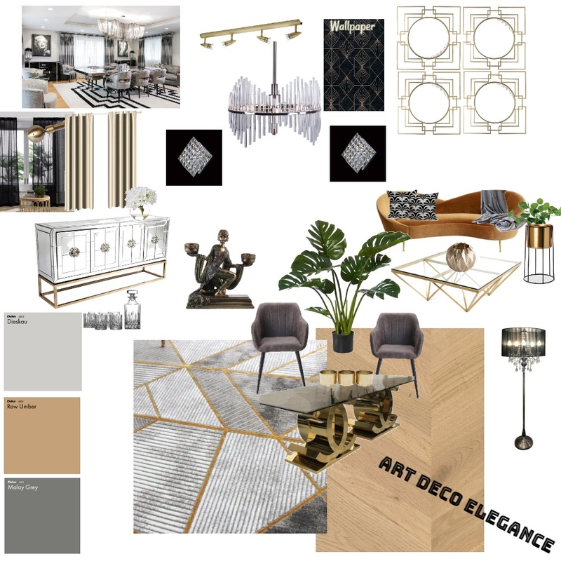 Art Deco elegance Mood Board by shefalisuman on Style Sourcebook