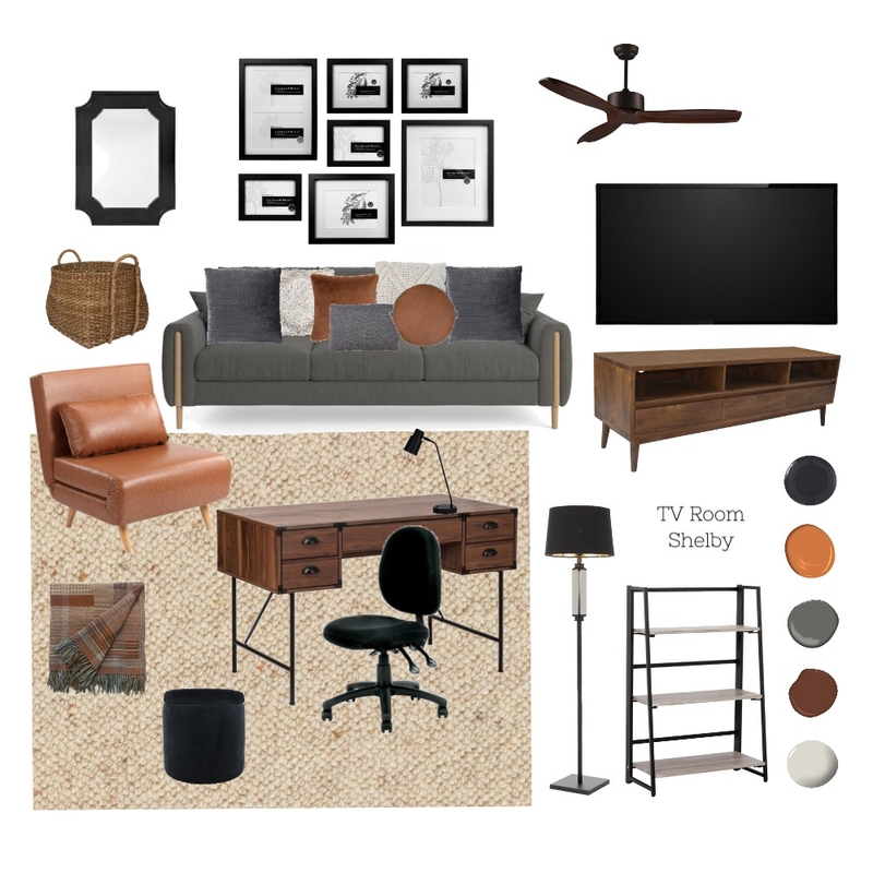 TV Room Shelby Mood Board by minc64 on Style Sourcebook