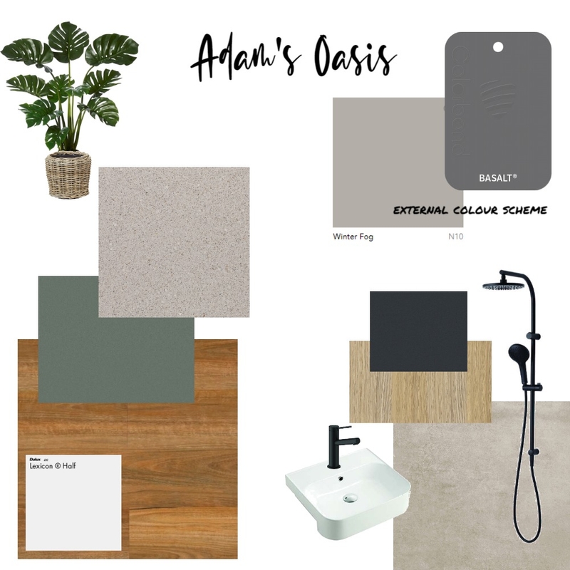 Adams' Oasis Mood Board by stephansell on Style Sourcebook