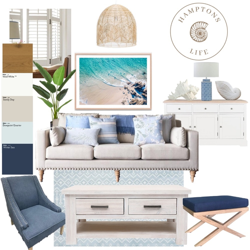 Hamptons 2 Mood Board by katherinebuccini on Style Sourcebook