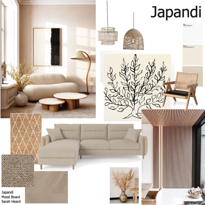 Japandi Mood Board by sarahkheard on Style Sourcebook