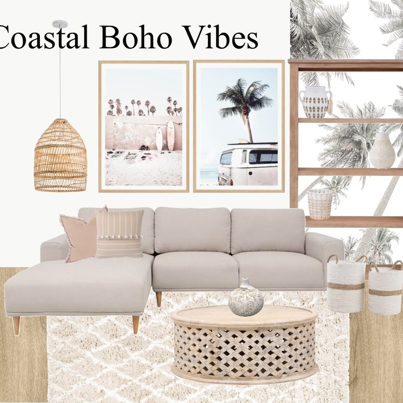 Coastal Boho Vibes Mood Board by The Paper Tree on Style Sourcebook