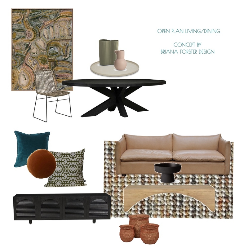 AM BUILD LIVING / DINING Mood Board by Briana Forster Design on Style Sourcebook