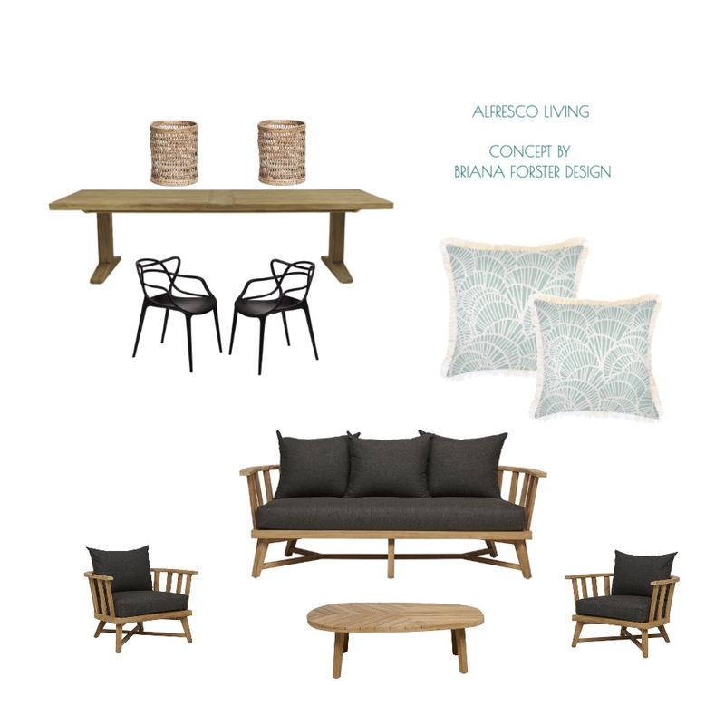 AM BUILD - ALFRESCO Mood Board by Briana Forster Design on Style Sourcebook
