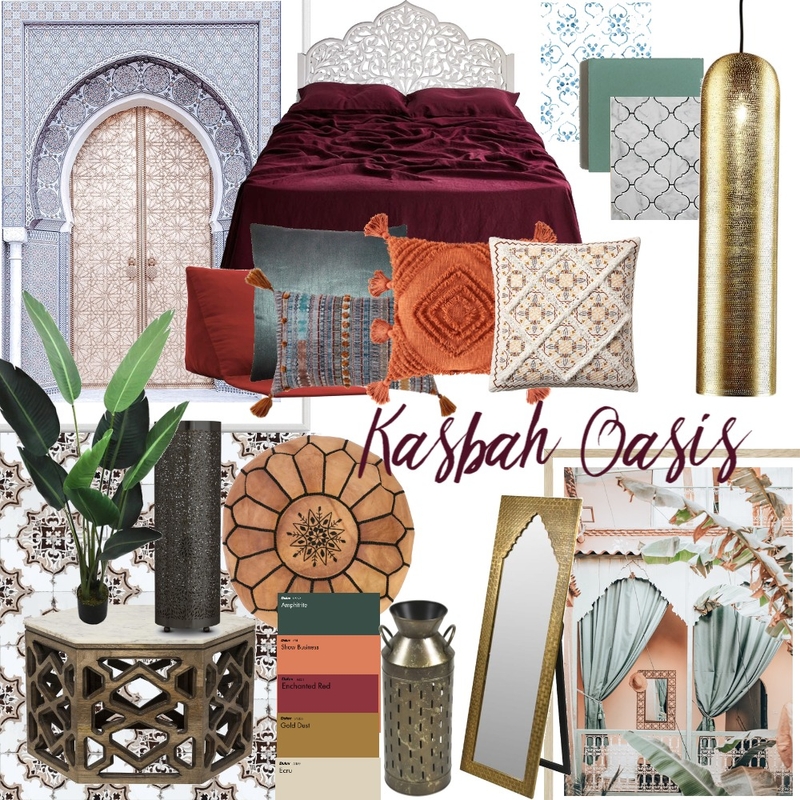 Morocco Interior Design Mood Board by KS Morocco Interior Design Mood Board by KS
