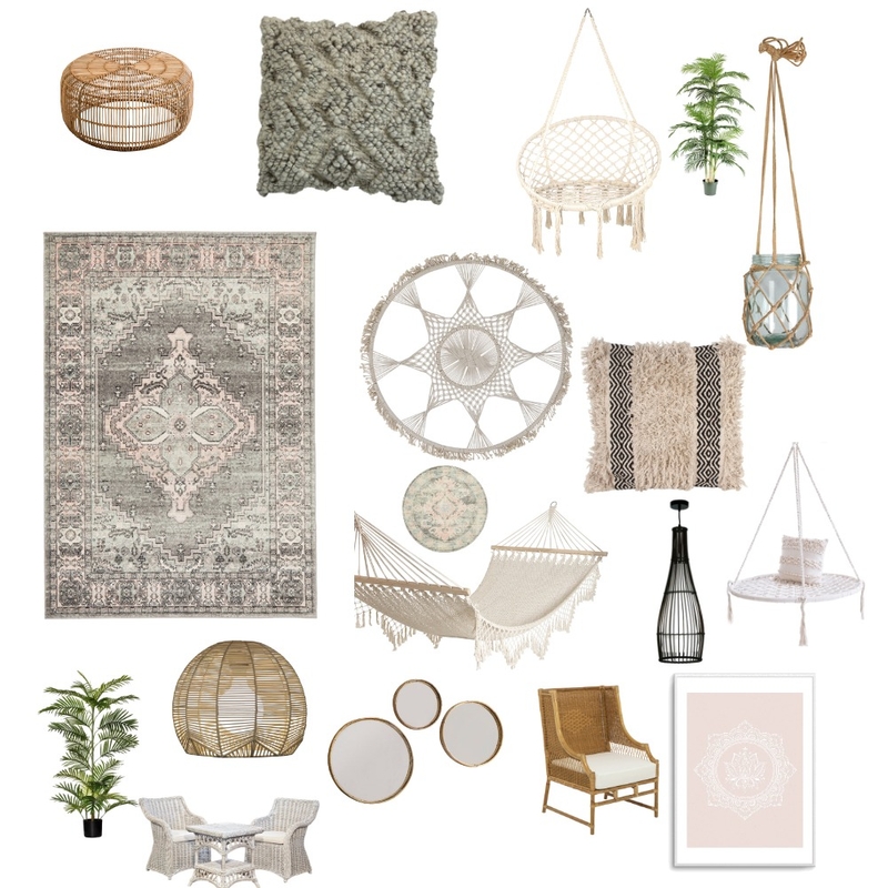 Bohemian Style Living Room Mood Board by Designgirl08 on Style Sourcebook
