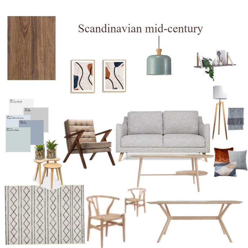 SCANDI/MID-CENTURY Mood Board by undefined on Style Sourcebook