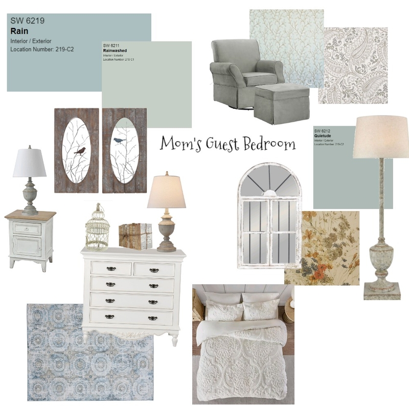 Guest Bedroom Modern Farmhouse Mood Board by Repurposed Interiors on Style Sourcebook