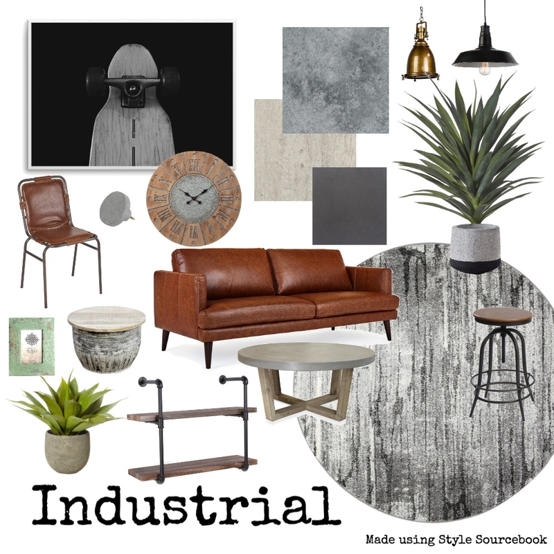 Industrial Mood Board Mood Board by charmaineb77 on Style Sourcebook