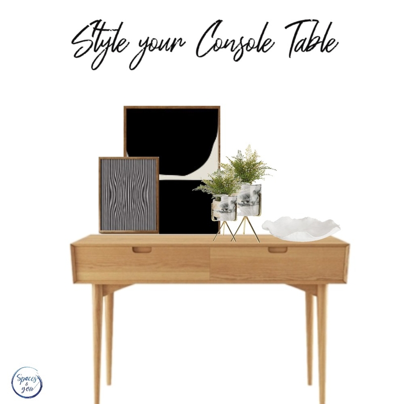 Console Table Styling Mood Board by Spaces&You on Style Sourcebook