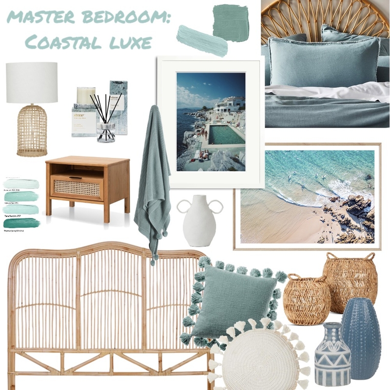 Coastal Luxe Master Bedroom Styling Mood Board by ellie.hargreaves94 on Style Sourcebook