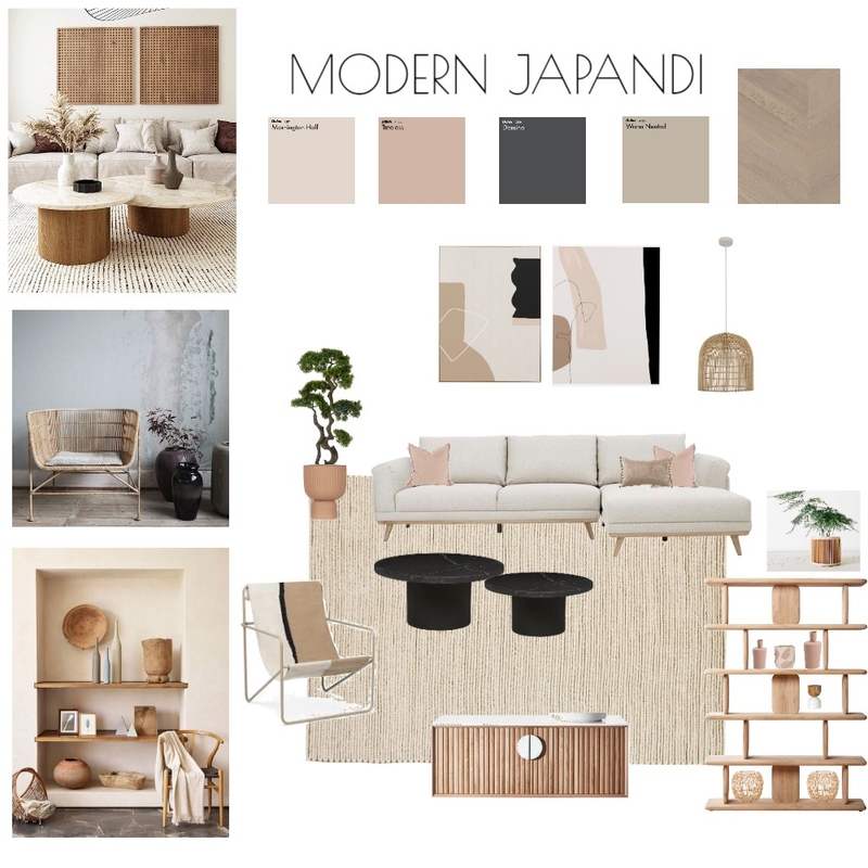 Modern Japandi Mood Board by Kaitlyn on Style Sourcebook