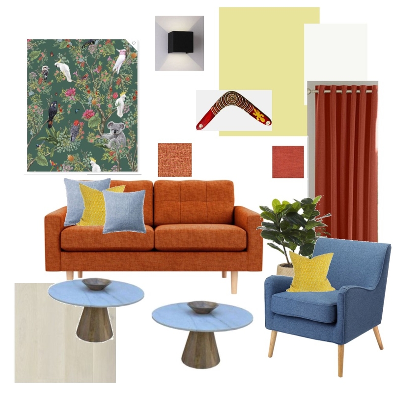 Mod09 FamilyRoom04 Mood Board by DesignBliss on Style Sourcebook