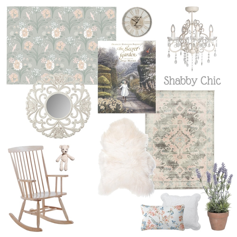Shabby Chic Mood Board by limonclean on Style Sourcebook