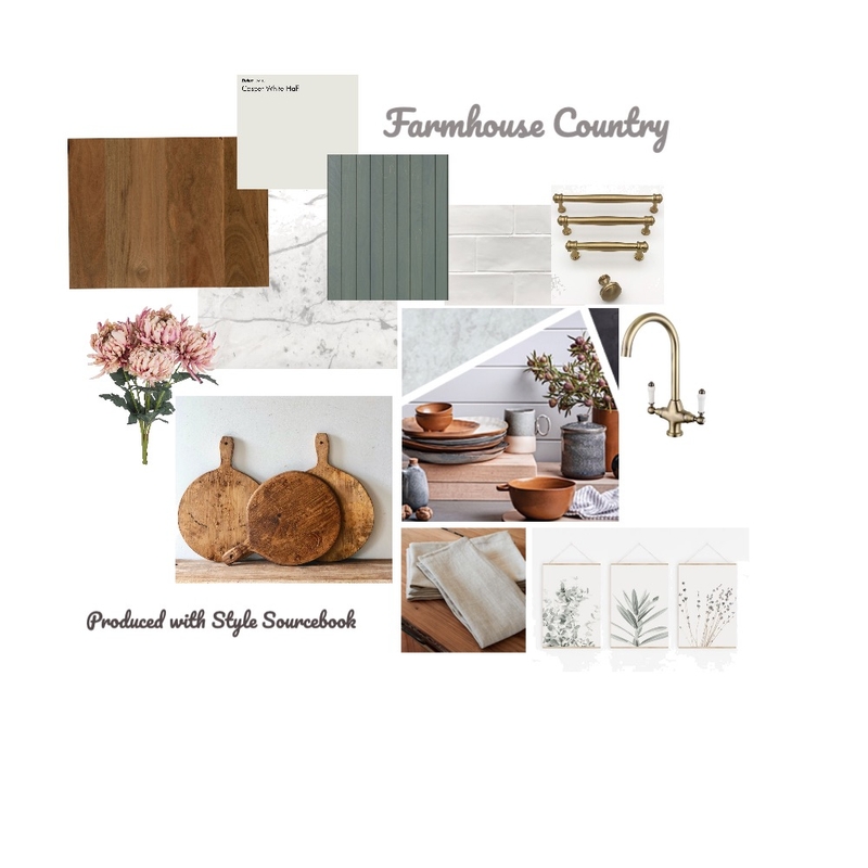 Farmhouse Country Mood Board by Kate Watters on Style Sourcebook