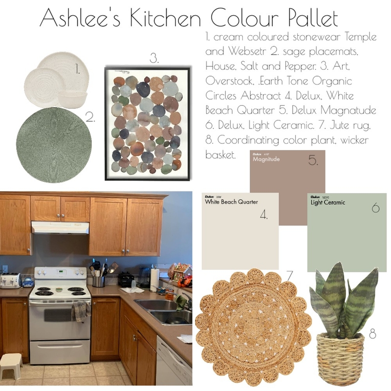 Ashlees Kitchen Colour pallet Mood Board by Annalei May Designs on Style Sourcebook