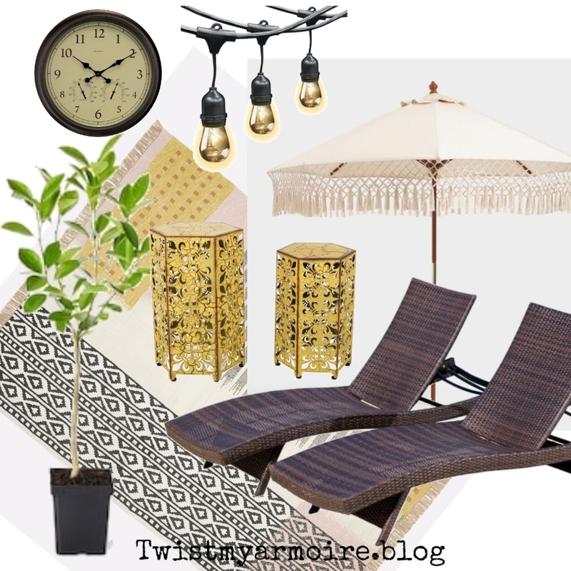 summer patio Mood Board by Twist My Armoire on Style Sourcebook