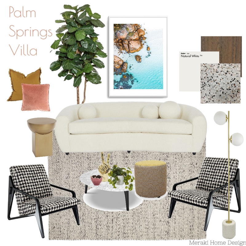 Palm Springs Villa Mood Board by Meraki Home Design on Style Sourcebook