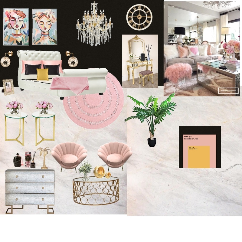 Hollywood Glam Mood Board by Giang Nguyen on Style Sourcebook