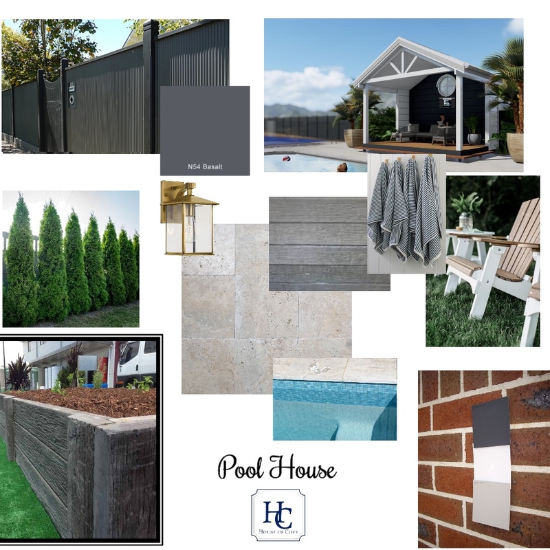 Pool House Mood Board by House of Cove on Style Sourcebook