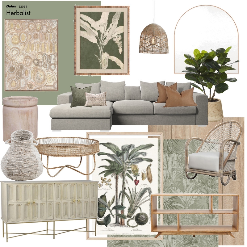 Shades of Sage Mood Board by gpluswho on Style Sourcebook