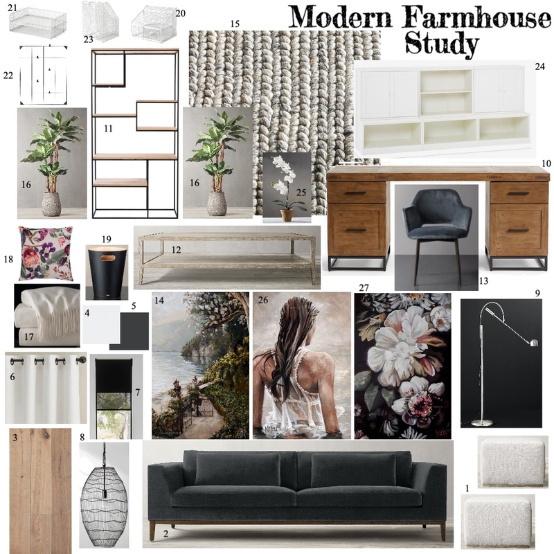 Study Mood Board by Anel du Plessis on Style Sourcebook